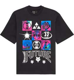 FOX Image Cosmo Midweight Oversized Short Sleeve Shirt Men - black