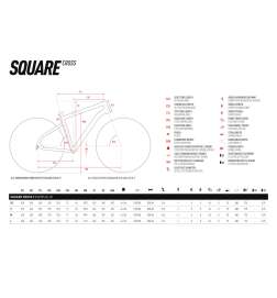 Ghost SQUARE CROSS Mid - Women Cross Bike - 2024 - light grey   dark grey matt