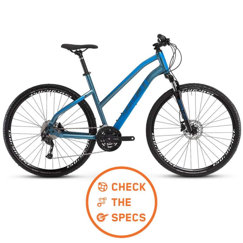 Ghost SQUARE CROSS Base AL W - Women Crossbike - 2022 - petrol / ocean