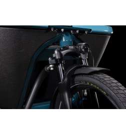 CUBE CARGO SPORT DUAL HYBRID 1000 - Electric Cargo Bike - 2025 - blue   lime