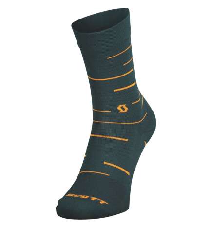 SCOTT Speed Crew Socks - aruba green braze orange