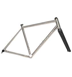 Falkenjagd Aristos GTS SpeedGravel - Titan Frameset - 2026 - zwart titanium