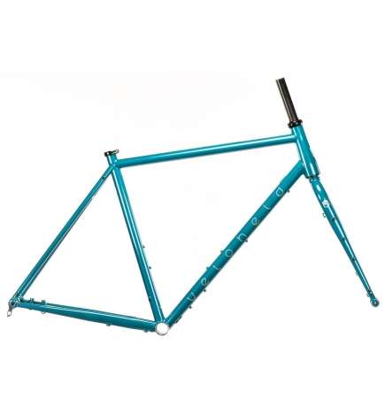 Veloheld iconX - Kit de Cuadro con Horquila de Acero - 2022 - Glokzin Teal