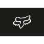 FOX Head Sticker - 7" - black