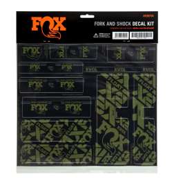 FOX CUSTOM Decal Kit for Fork   Rear Shock - olive