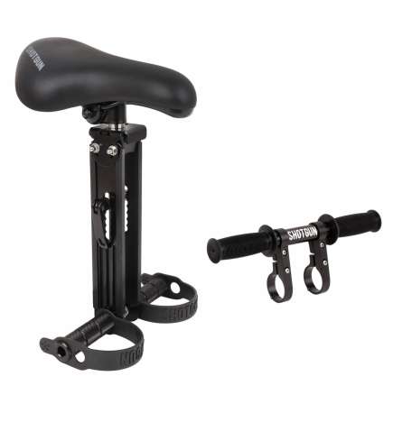 Kids Ride Shotgun Set Front Mounted MTB Child Bike Seat   Handlebar - black