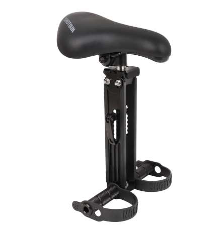 Kids Ride Shotgun Front Mounted MTB Child Bike Seat - black