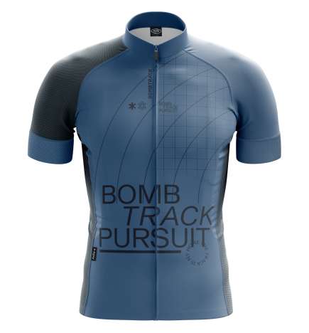 Bombtrack GRIDS AND GUIDES Kurzarmtrikot - midnight blue