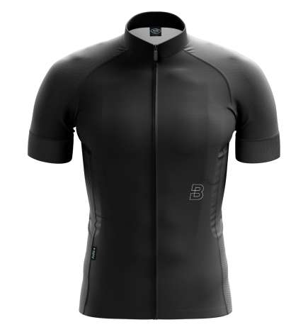 Bombtrack ACHROMATIC Kurzarmtrikot Herren - schwarz