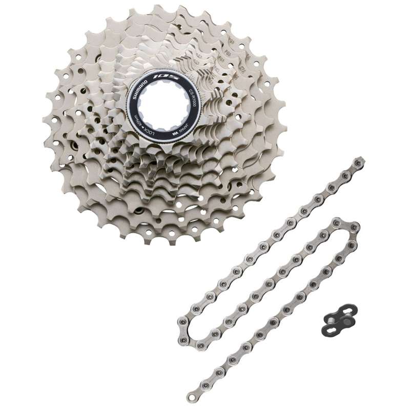 Shimano 105 11-speed Wear & Tear Set - CS-R7000 Cassette + CN-HG601 Chain