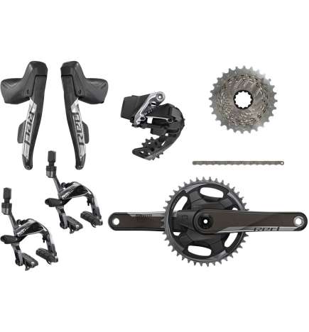 SRAM RED eTap AXS 1x12 Gruppe - Leistungsmesser Kurbel