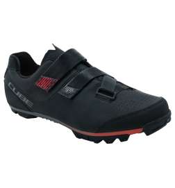CUBE MTB PEAK Shoes - black n red