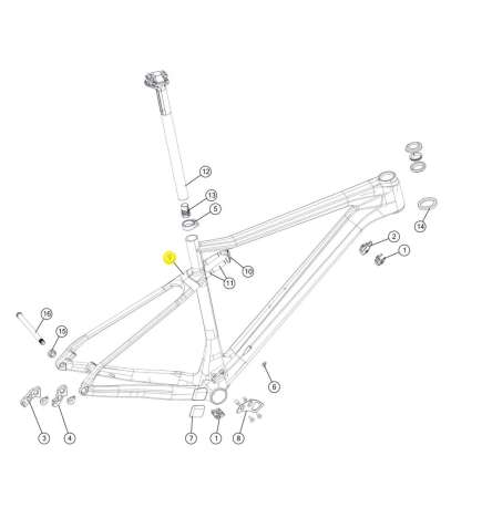BMC Bumper Kit for Teamelite 01 MTT Frame - 222787