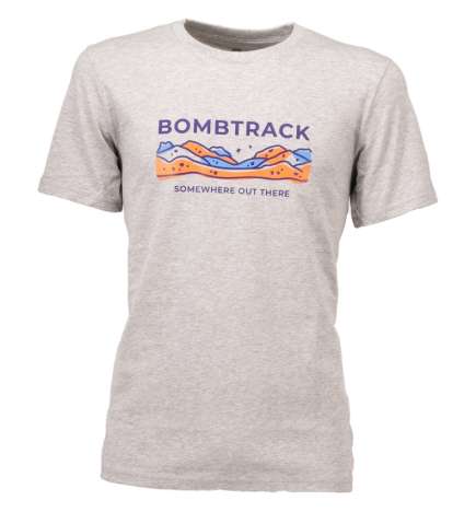 Bombtrack WANDERLUST T-Shirt - heather grey - black print
