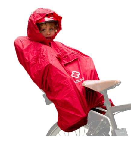Hamax Rain Poncho - red