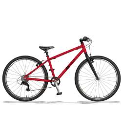KUbikes 26 MTB 8-Speed Kids Bike - red