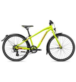 Orbea Bici Bambino 24" - MX 24 PARK - 2023 - Lime Green - Red (gloss)