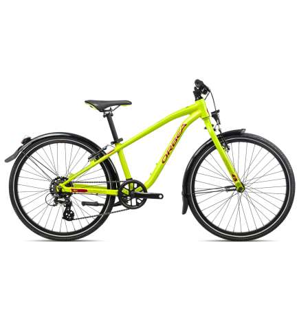 Orbea Vélo Enfant 24  - MX 24 PARK - 2023 - Lime Green - Red (gloss)