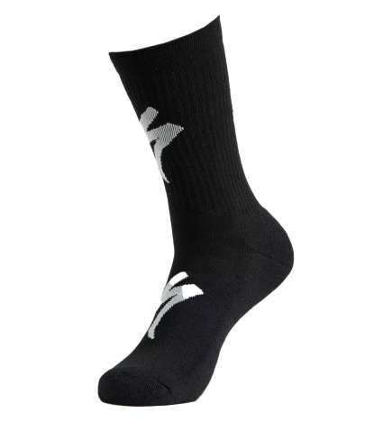 Specialized Techno MTB Tall Logo Socks - black white