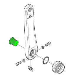 Shimano Crank Arm Fixing Bolt for Ultegra   105   Tiagra - Y1P417000