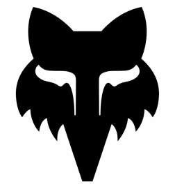 FOX Head 7  Stickers - black
