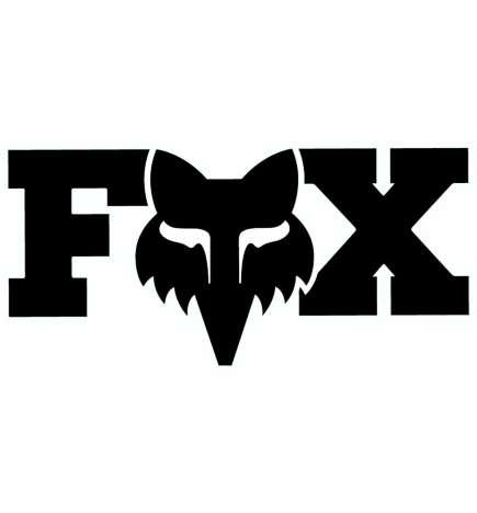 FOX F-Head X 7  Stickers - black