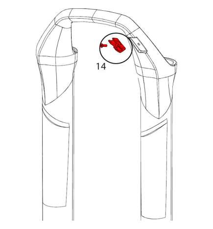 RockShox Hose Clamp for ZEB A1 (2021) - 11.4018.115.001