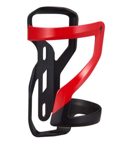 Specialized Zee Cage II - Right - Bottle Cage - Matte Black Flo Red