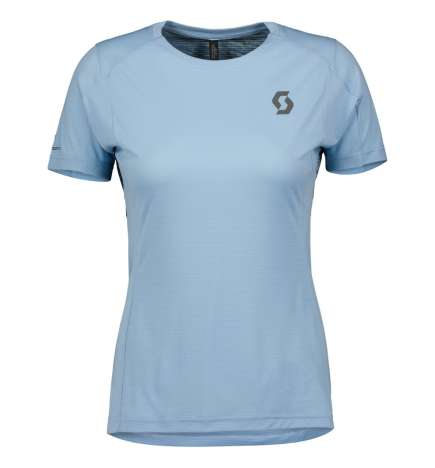 SCOTT Trail Run Damen Kurzarm-Shirt - glace blue
