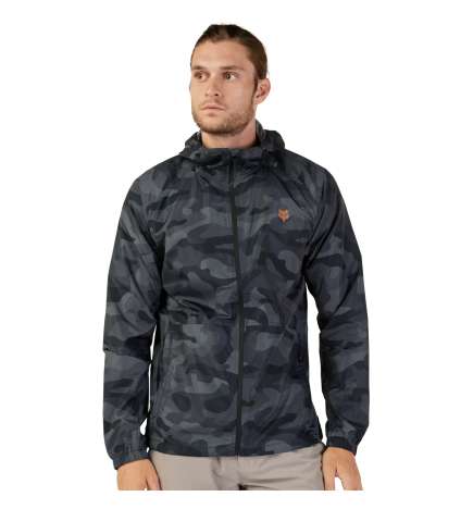 FOX Head Camo Windbreaker Men - black camo