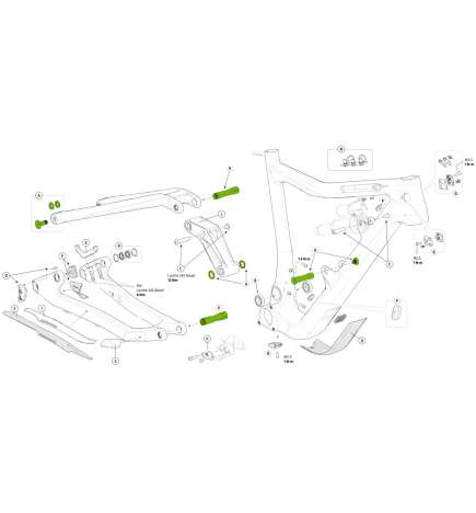 Cannondale CK3147U00OS Link Hardware Kit for Trigger MY18
