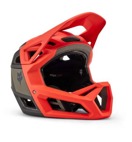 FOX Proframe RS Full Face Helmet - orange flame