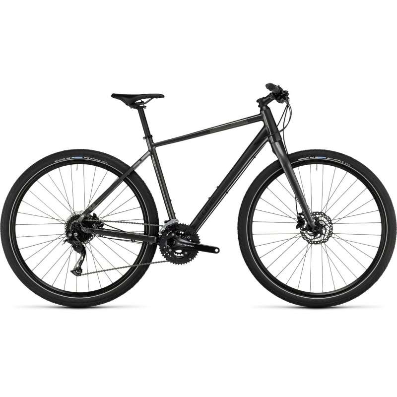 CUBE Vélo de Ville 29" - HYDE - 2024 - graphite / black