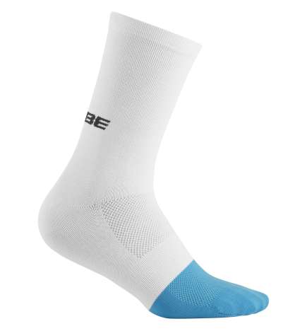 CUBE TEAMLINE High Cut Socks - white n blue