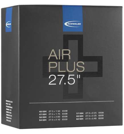 Schwalbe Air Plus No. 21AP Inner Tube - 27.5  | AV