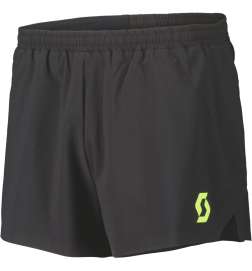 SCOTT RC Run Split Shorts Men - black yellow