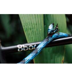 tex-lock Candado Cable - eyelet incl. U X-Lock - 80 cm - morpho blue