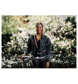 tex-lock Antifurto a Cavo - Eyelet incl. U/X-Lock - 120 cm - chateau red