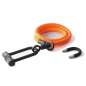 tex-lock Antifurto a Cavo - Eyelet incl. U/X-Lock - 120 cm - acid orange