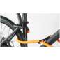 tex-lock Antifurto a Cavo - Eyelet incl. U/X-Lock - 120 cm - acid orange