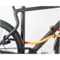 tex-lock Antifurto a Cavo - Eyelet incl. U/X-Lock - 120 cm - acid orange