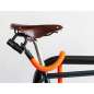 tex-lock Antifurto a Cavo - Eyelet incl. U/X-Lock - 120 cm - acid orange