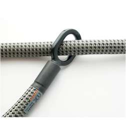 tex-lock Antifurto a Cavo - Eyelet incl. U/X-Lock - 120 cm - electric grey