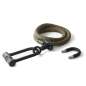 tex-lock Antifurto a Cavo - Eyelet incl. U/X-Lock - 120 cm - wild hemp