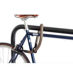 tex-lock Candado Cable - eyelet incl. U X-Lock - 80 cm - wild hemp