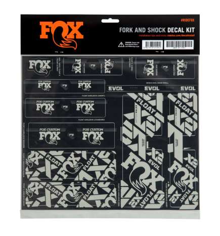 FOX CUSTOM Decal Kit for Fork   Rear Shock - grey