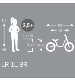 Puky LR 1L Br - 12.5" Balance Bike - puky