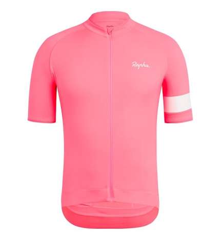 Rapha Core Short Sleeve Jersey Men - high-vis pink