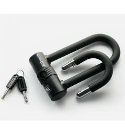 tex-lock Antifurto a Cavo - eyelet incl. U/X-Lock - 80 cm - electric grey