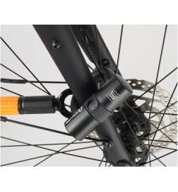 tex-lock eyelet Textile Lock inkl. U X-Lock - 80 cm - electric grey